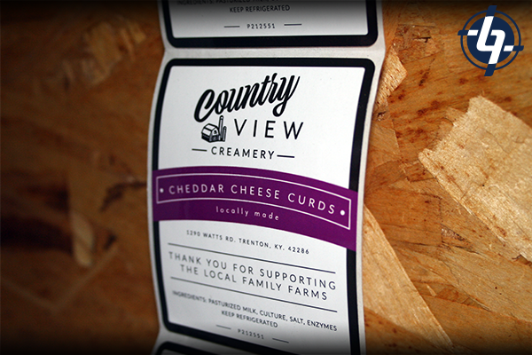 Country View Creamery Label