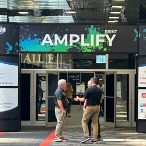 Entrance To Amplify Print Conference