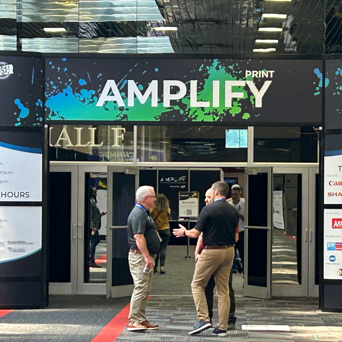 Entrance To Amplify Print Conference